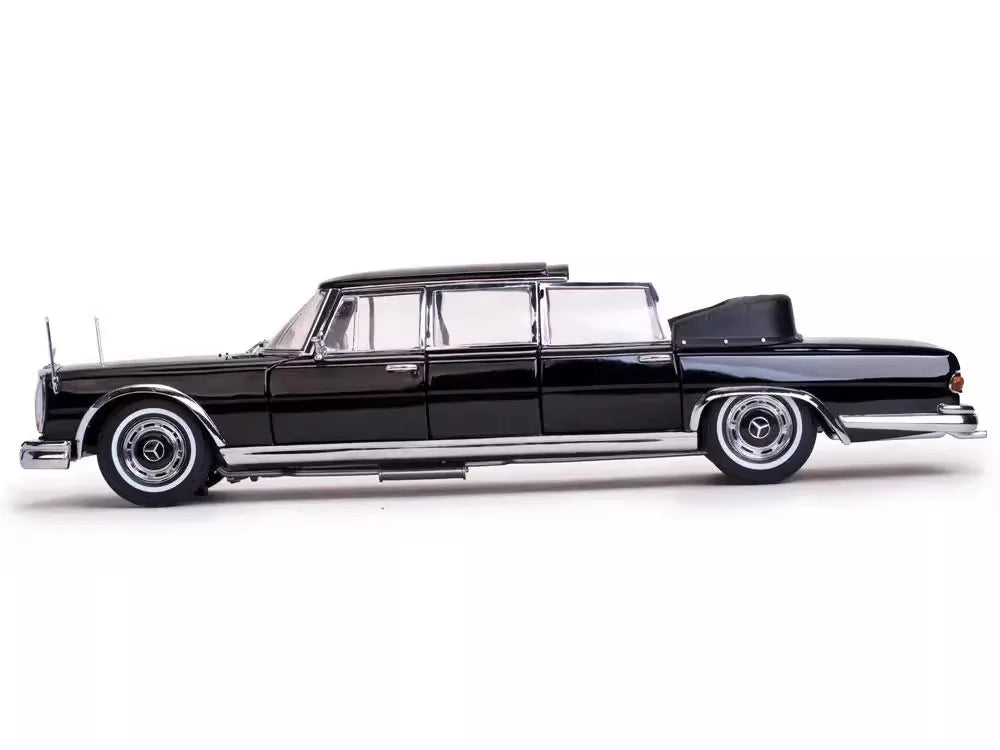 [SunStar] 1:18 Mercedes-Benz 1966 600 Pullman Limousine zwart modelauto Die-Cast