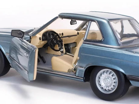 [SunStar] 1:18 Mercedes-Benz 1971 350 SL blauw modelauto Die-Cast
