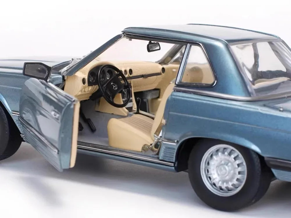 [SunStar] 1:18 Mercedes-Benz 1971 350 SL blu modellino di auto Die-Cast