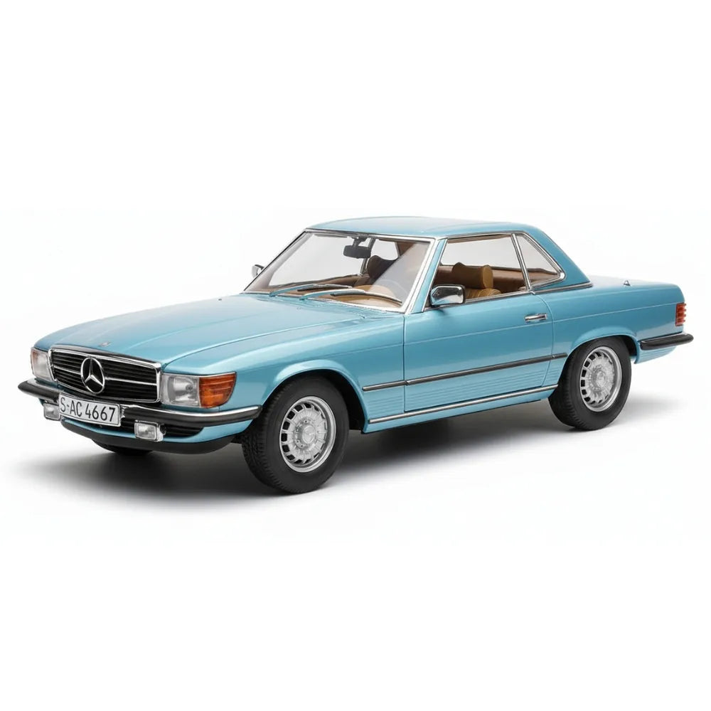 [SunStar] 1:18 Mercedes-Benz 1971 350 SL blu modellino di auto Die-Cast