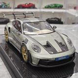 [Timothy Pierre] 1:18 Porsche 2023 911 GT3 RS Sonderwunsch Green Model Car Resin