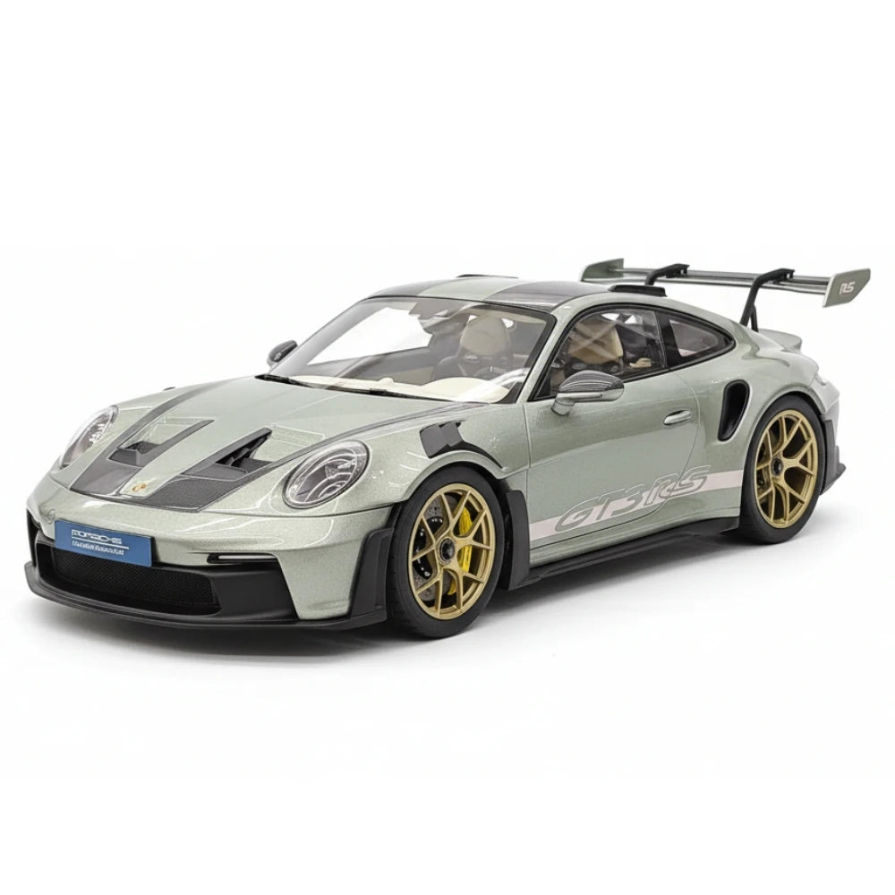 [Timothy Pierre] 1:18 Porsche 2023 911 GT3 RS Sonderwunsch Green Model Car Resin