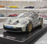 [Timothy Pierre] 1:18 Porsche 2023 911 GT3 RS Sonderwunsch Green Model Car Resin