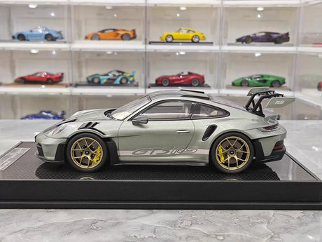 [Timothy Pierre] 1:18 Porsche 2023 911 GT3 RS Sonderwunsch Green Model Car Resin
