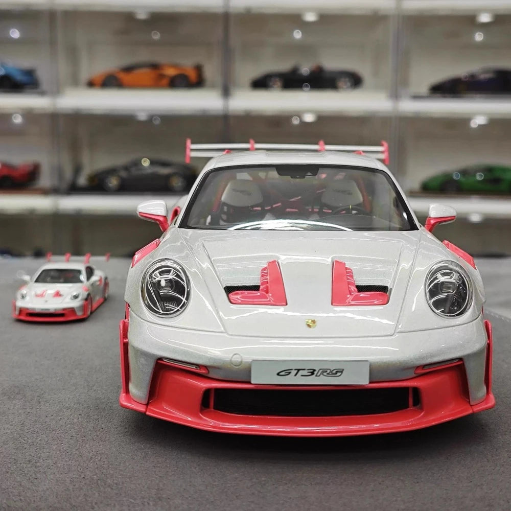 [Timothy Pierre] 1:18 Porsche 2023 911 GT3 RS Sonderwunsch rose voiture miniature Resin