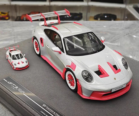 [Timothy Pierre] 1:18 Porsche 2023 911 GT3 RS Sonderwunsch Pink Model Car Resin