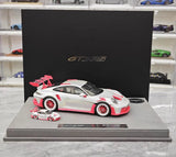 [Timothy Pierre] 1:18 Porsche 2023 911 GT3 RS Sonderwunsch Pink Model Car Resin