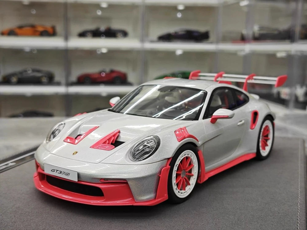 [Timothy Pierre] 1:18 Porsche 2023 911 GT3 RS Sonderwunsch Pink Model Car Resin