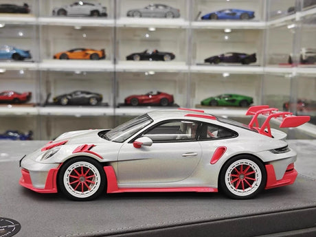 [Timothy Pierre] 1:18 Porsche 2023 911 GT3 RS Sonderwunsch Pink Model Car Resin