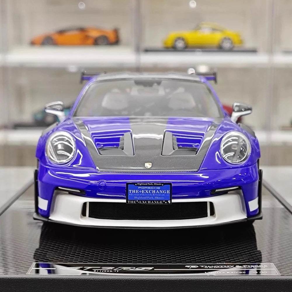 [Timothy Pierre] 1:18 Porsche 2023 911 GT3 RS Sonderwunsch Purple Model Car Resin