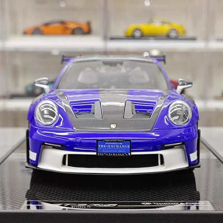 [Timothy Pierre] 1:18 Porsche 2023 911 GT3 RS Sonderwunsch Purple Model Car Resin