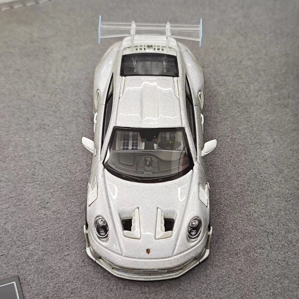 [Timothy Pierre] 1:18 Porsche 2023 911 GT3 RS Sonderwunsch Silver Model Car Resin