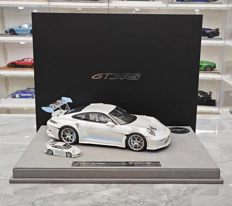 [Timothy Pierre] 1:18 Porsche 2023 911 GT3 RS Sonderwunsch Silver Model Car Resin