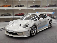 [Timothy Pierre] 1:18 Porsche 2023 911 GT3 RS Sonderwunsch Silver Model Car Resin