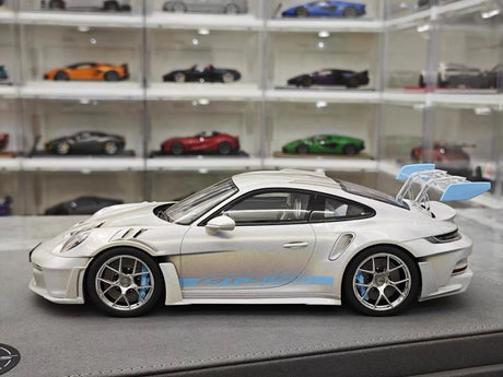 [Timothy Pierre] 1:18 Porsche 2023 911 GT3 RS Sonderwunsch Silver Model Car Resin