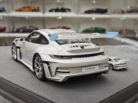 [Timothy Pierre] 1:18 Porsche 2023 911 GT3 RS Sonderwunsch Silver Model Car Resin