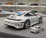 [Timothy Pierre] 1:18 Porsche 2023 911 GT3 RS Sonderwunsch シルバー モデルカー レジン