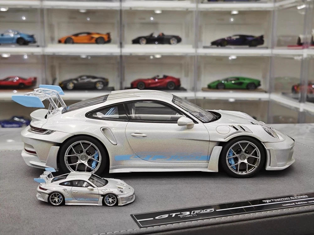 [Timothy Pierre] 1:18 Porsche 2023 911 GT3 RS Sonderwunsch シルバー モデルカー レジン