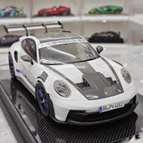 [Timothy Pierre] 1:18 Porsche 2023 911 GT3 RS Sonderwunsch blanc voiture miniature Resin