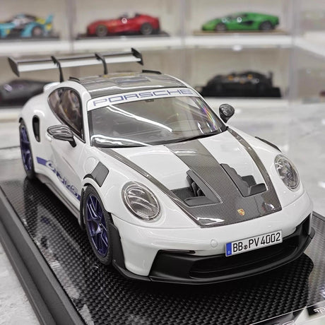 [Timothy Pierre] 1:18 Porsche 2023 911 GT3 RS Sonderwunsch White Model Car Resin