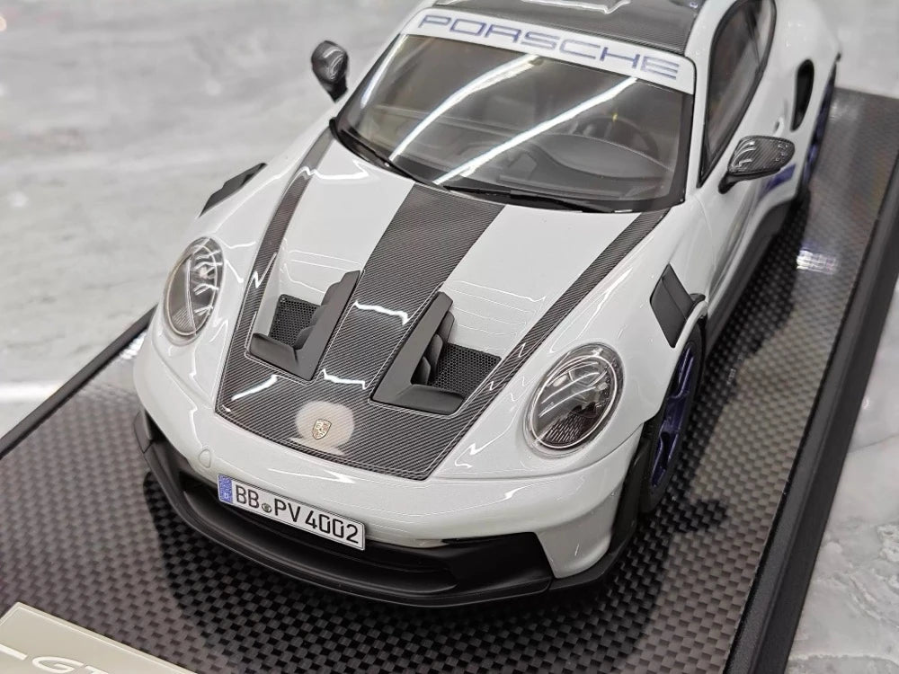 [Timothy Pierre] 1:18 Porsche 2023 911 GT3 RS Sonderwunsch White Model Car Resin
