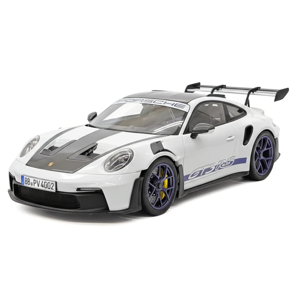 [Timothy Pierre] 1:18 Porsche 2023 911 GT3 RS Sonderwunsch White Model Car Resin