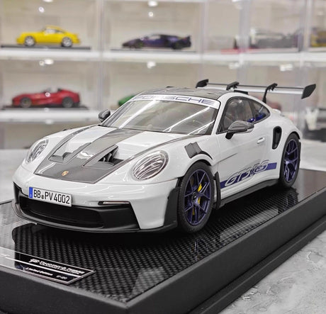 [Timothy Pierre] 1:18 Porsche 2023 911 GT3 RS Sonderwunsch White Model Car Resin