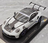 [Timothy Pierre] 1:18 Porsche 2023 911 GT3 RS Sonderwunsch blanc voiture miniature Resin