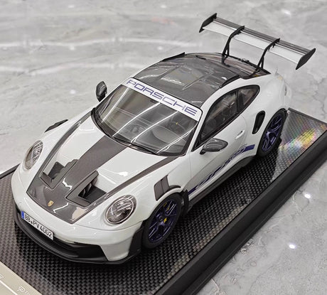 [Timothy Pierre] 1:18 Porsche 2023 911 GT3 RS Sonderwunsch White Model Car Resin