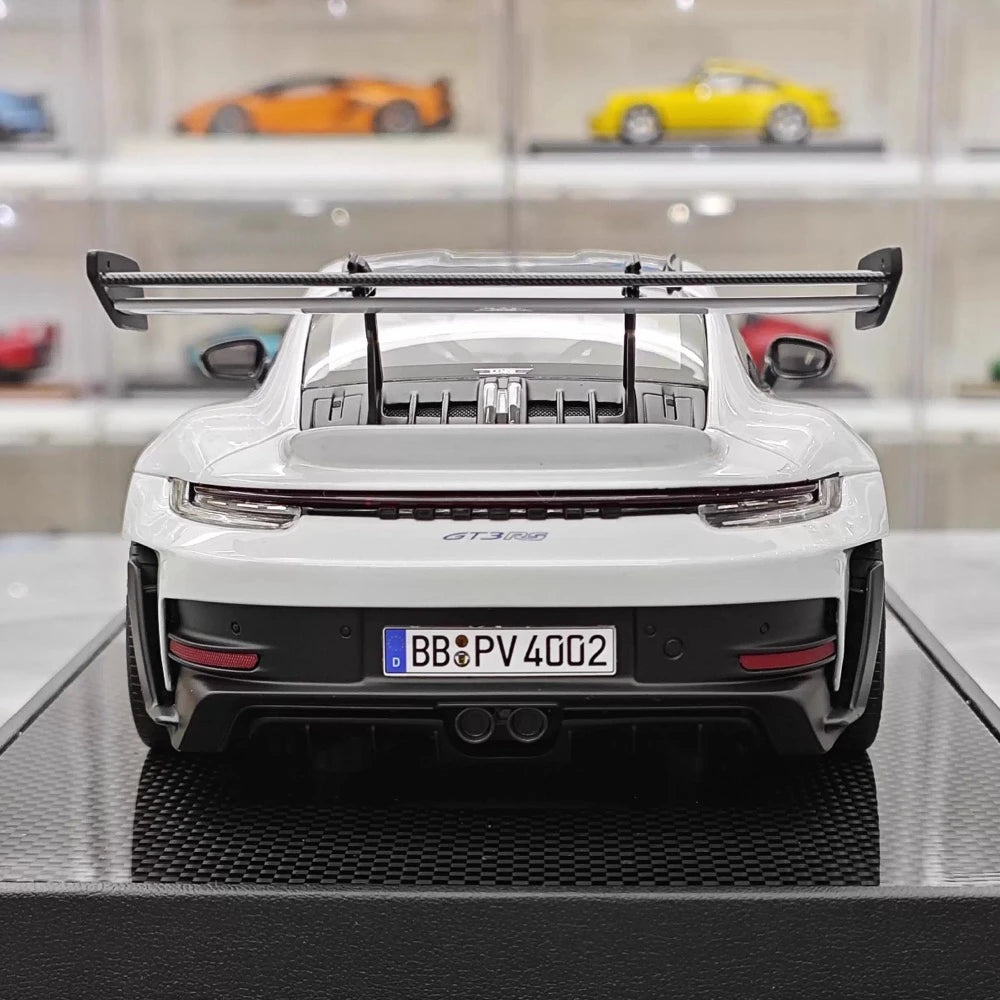 [Timothy Pierre] 1:18 Porsche 2023 911 GT3 RS Sonderwunsch White Model Car Resin