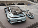 [Timothy Pierre] 1:18 Porsche 2023 911 GT3 RS Sonderwunsch Ice Blue Model Car Resin