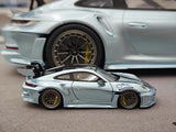 [Timothy Pierre] 1:18 Porsche 2023 911 GT3 RS Sonderwunsch Ice Blue Model Car Resin