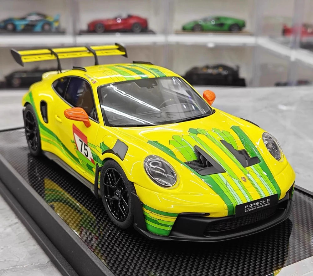 [Timothy Pierre] 1:18 Porsche 2023 992 GT3 RS Weissach Package Model Car Resin