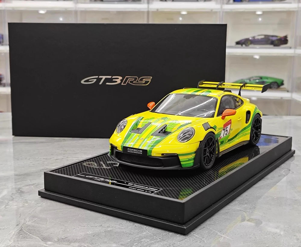 [Timothy Pierre] 1:18 Porsche 2023 992 GT3 RS Weissach Package Model Car Resin