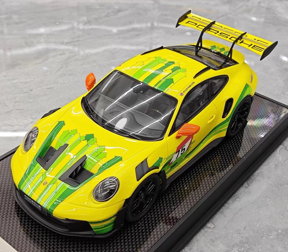 [Timothy Pierre] 1:18 Porsche 2023 992 GT3 RS Weissach Package Model Car Resin