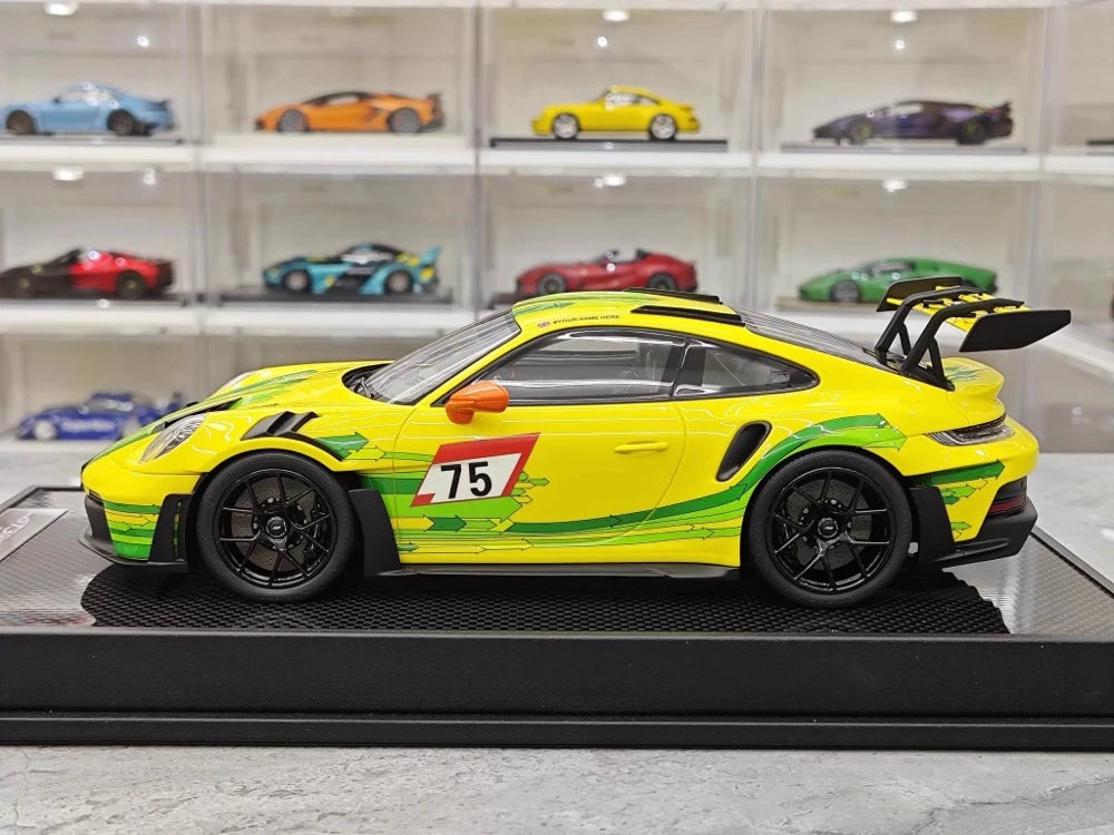 [Timothy Pierre] 1:18 Porsche 2023 992 GT3 RS Weissach Package Model Car Resin