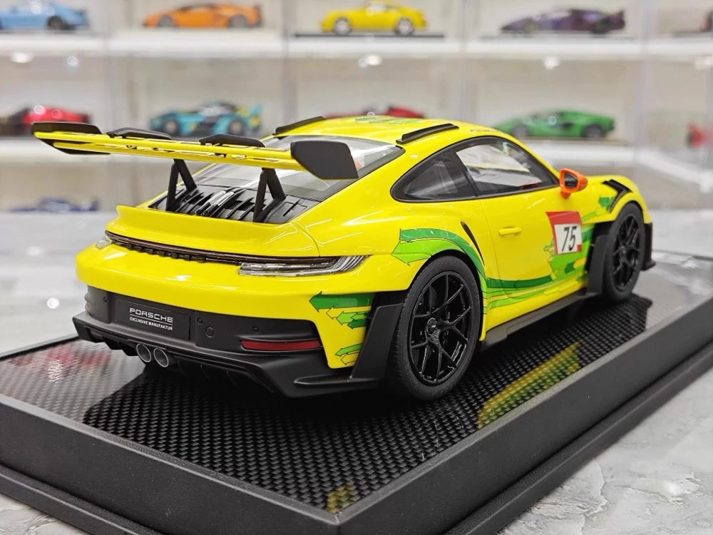 [Timothy Pierre] 1:18 Porsche 2023 992 GT3 RS Weissach Package Model Car Resin