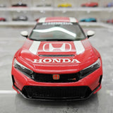 [Top Speed] 1:18 Honda 2023 Civic Type R FL5 Red Model Car Resin