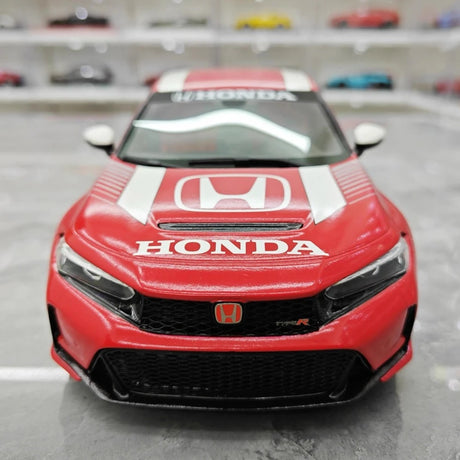 [Top Speed] 1:18 Honda 2023 Civic Type R FL5 Red Model Car Resin