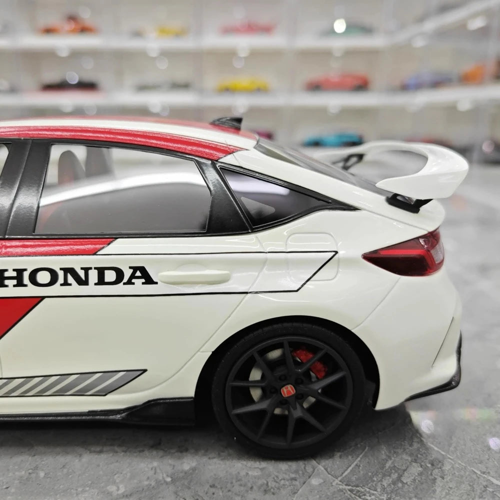 [Top Speed] 1:18 Honda 2023 Civic Type R FL5 rosso modellino di auto resina