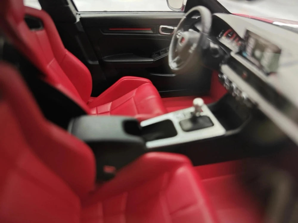 [Top Speed] 1:18 Honda 2023 Civic Type R FL5 Red Model Car Resin