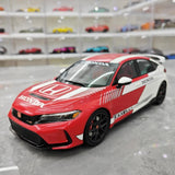 [Top Speed] 1:18 Honda 2023 Civic Type R FL5 Red Model Car Resin