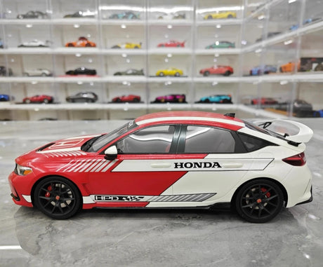 [Top Speed] 1:18 Honda 2023 Civic Type R FL5 Red Model Car Resin