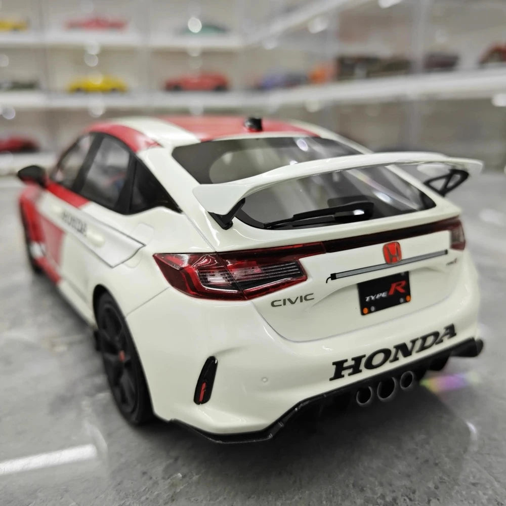[Top Speed] 1:18 Honda 2023 Civic Type R FL5 rosso modellino di auto resina