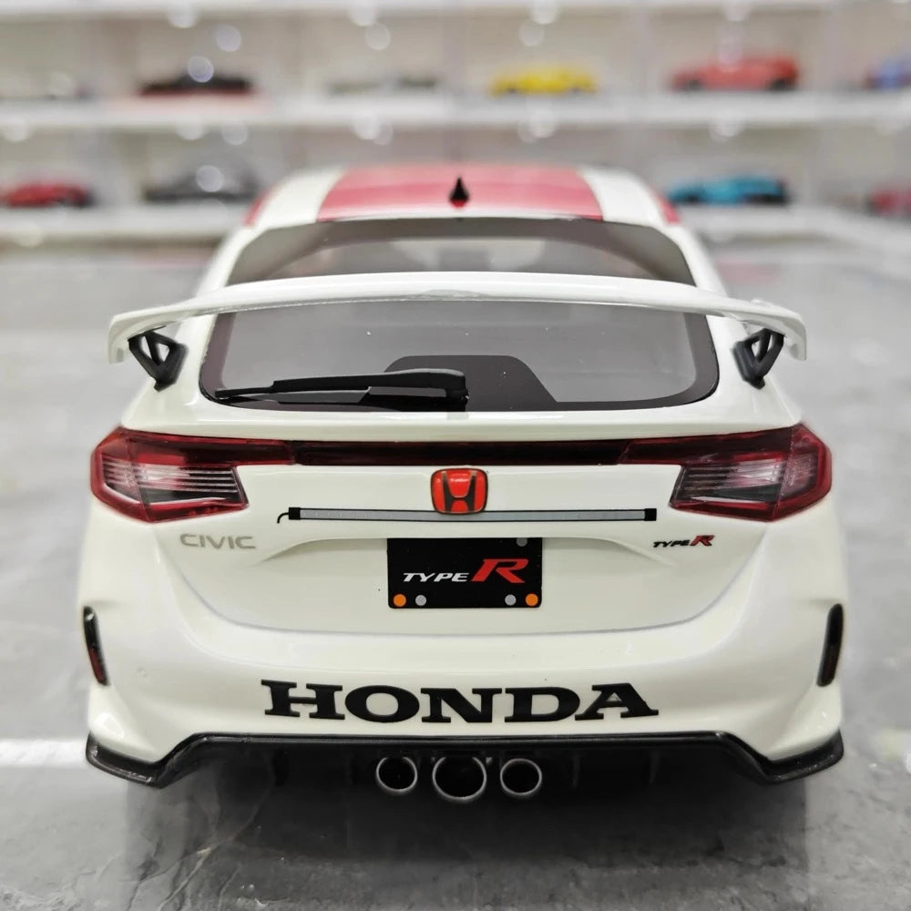[Top Speed] 1:18 Honda 2023 Civic Type R FL5 Red Model Car Resin