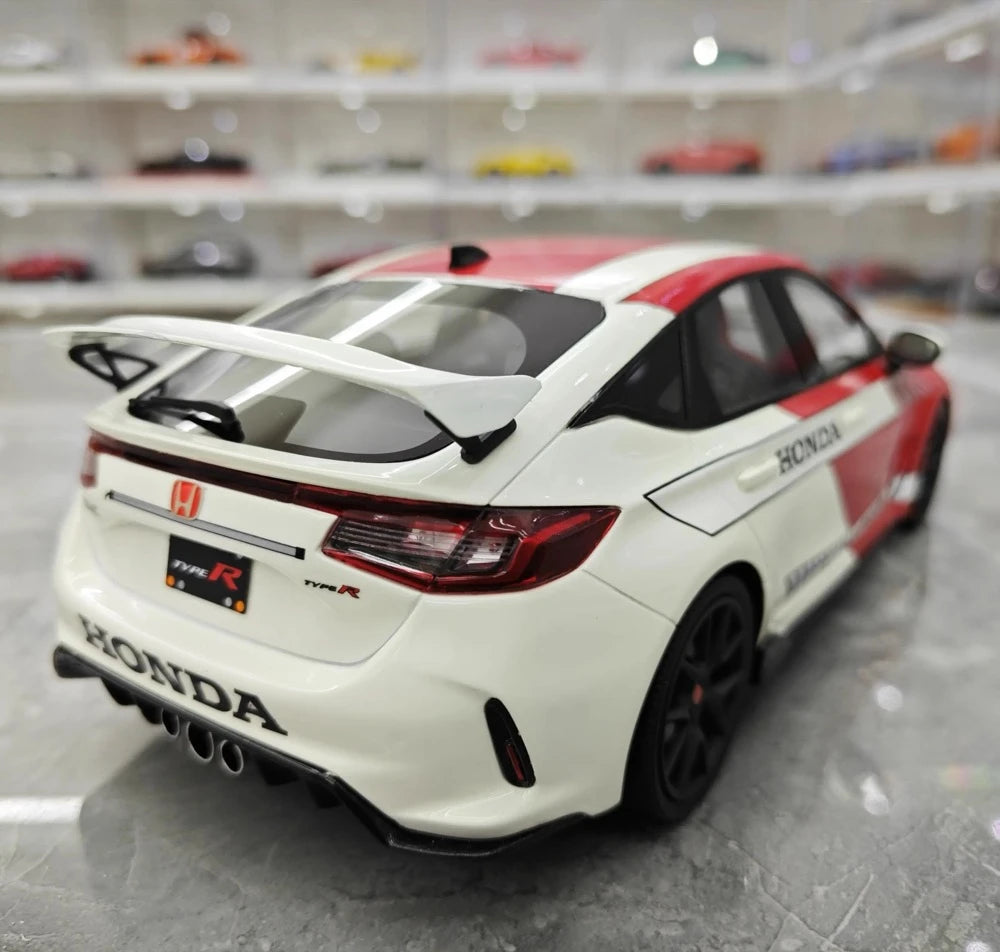 [Top Speed] 1:18 Honda 2023 Civic Type R FL5 rosso modellino di auto resina