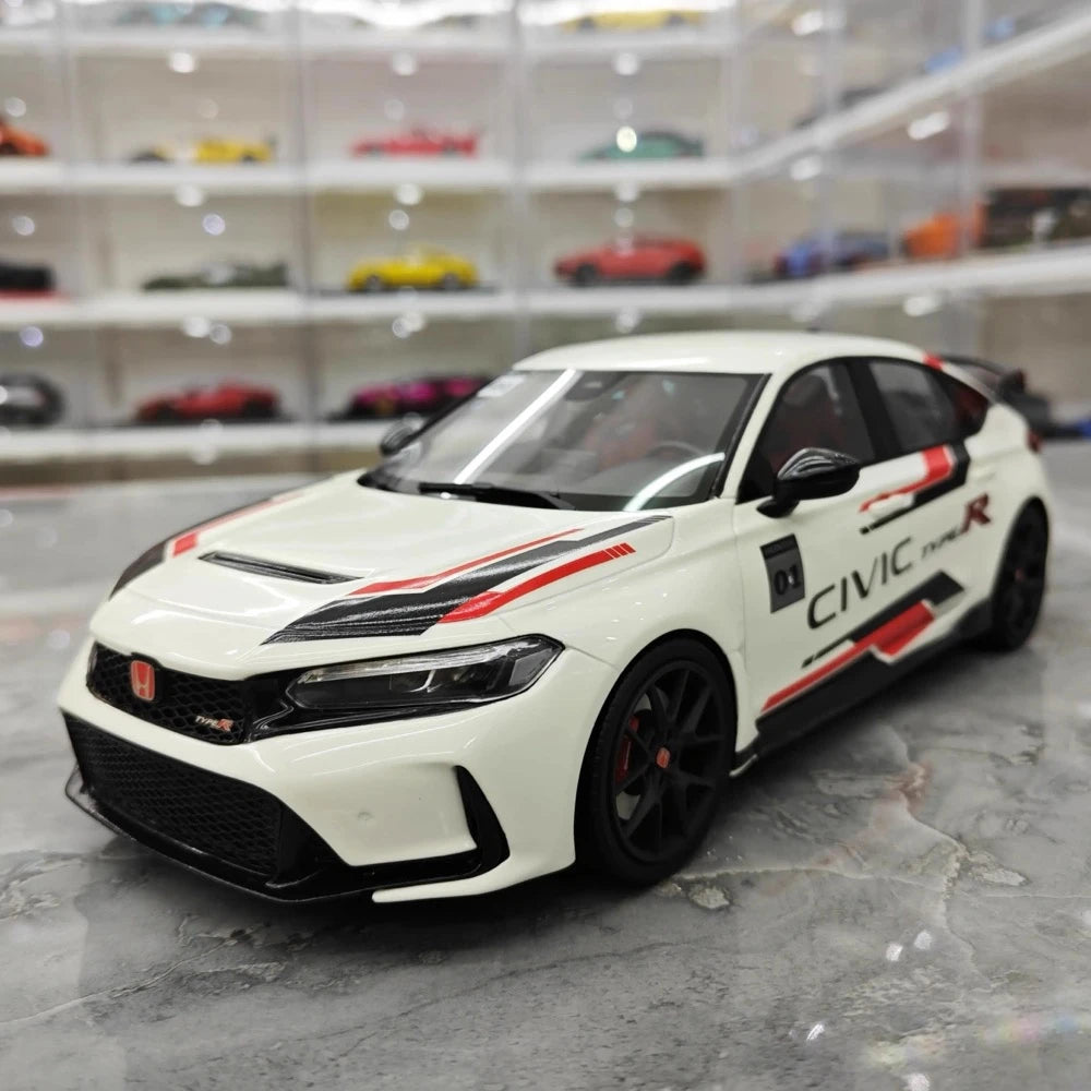 [Top Speed] 1:18 Honda 2023 Civic Type R FL5 ホワイト モデルカー レジン