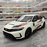 [Top Speed] 1:18 Honda 2023 Civic Type R FL5 ホワイト モデルカー レジン