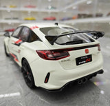 [Top Speed] 1:18 Honda 2023 Civic Type R FL5 ホワイト モデルカー レジン