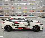 [Top Speed] 1:18 Honda 2023 Civic Type R FL5 ホワイト モデルカー レジン